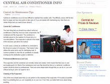 Tablet Screenshot of centralairresource.com